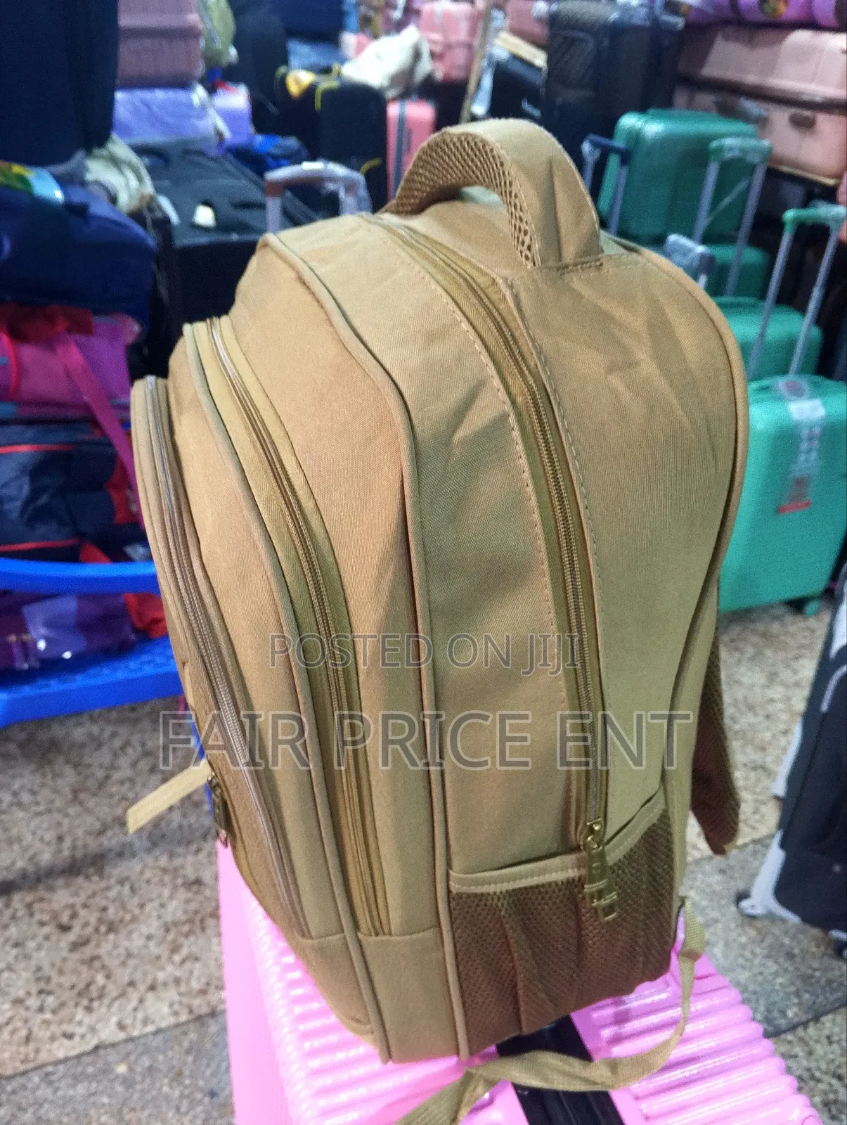 Original Cloth Bag Pack Bag.( Brown)