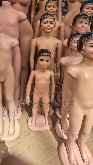 Kids Straight Full Body Mannequin Dummy (Skin Colour, 3.5 Ft) 1 Piece