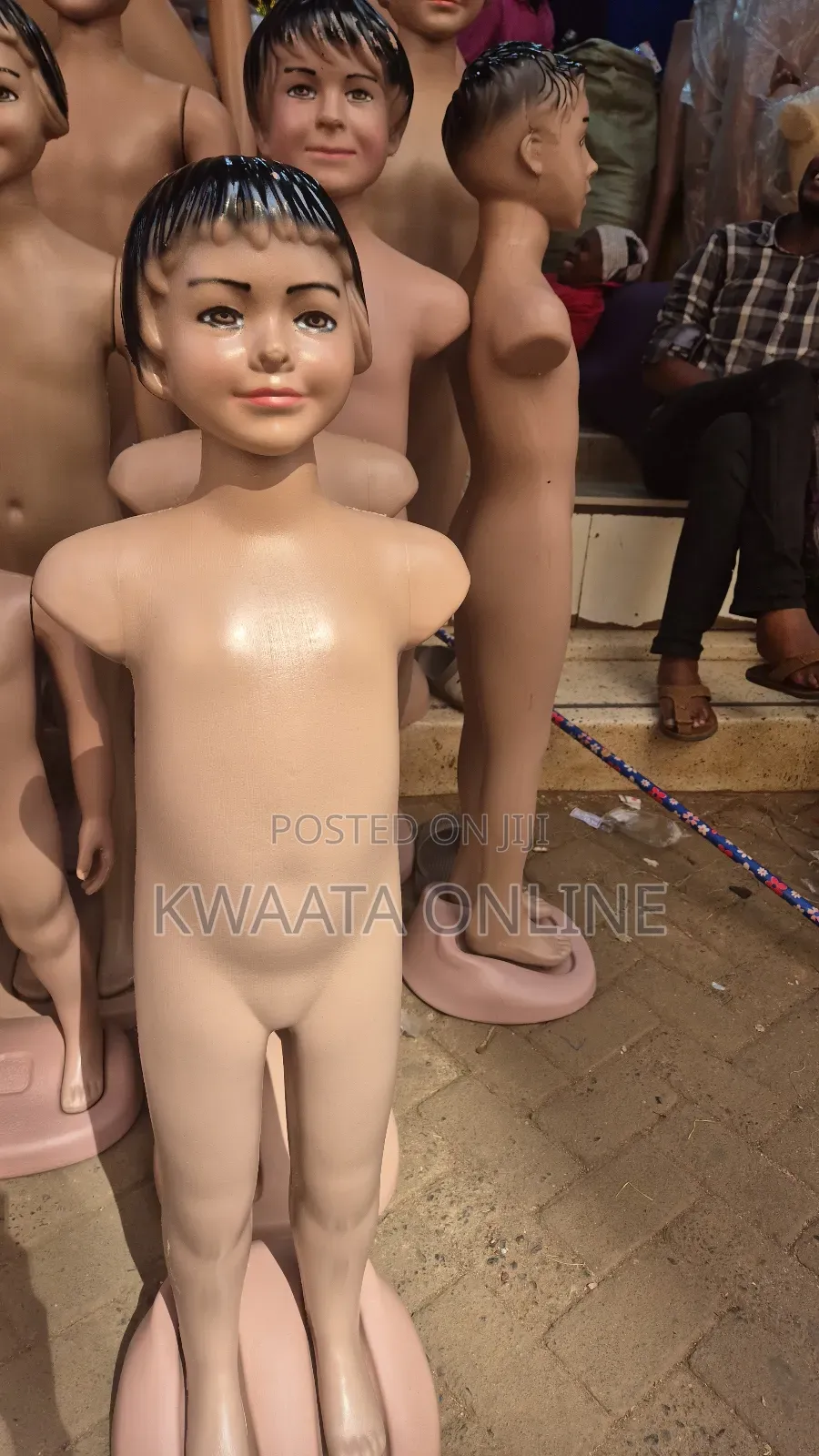 Kids Straight Full Body Mannequin Dummy (Skin Colour, 3.5 Ft) 1 Piece