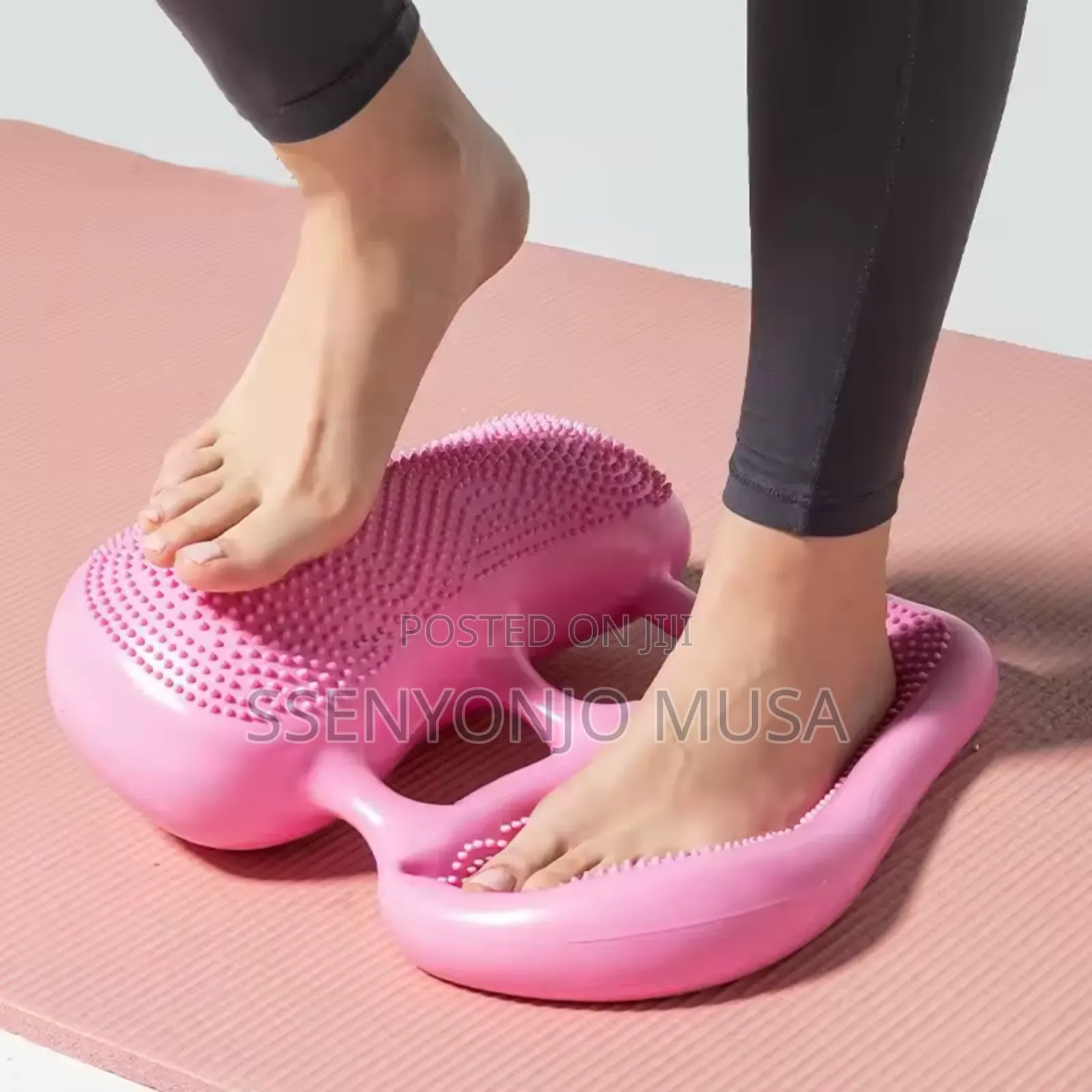 2-in-1 Portable Inflatable Stepper | Mini Balance Fitness Stepper.