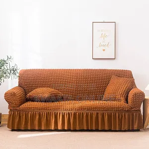 1 Piece-Triple Seater, Fabric Stretch Sofa Cover Non-Slip (140x280cm)