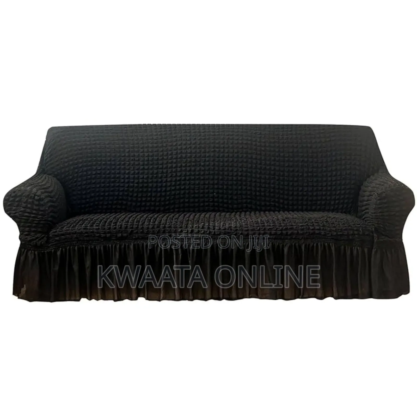 1 Piece-Triple Seater, Fabric Stretch Sofa Cover Non-Slip (140x280cm)