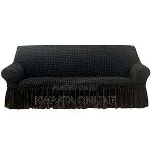 1 Piece-Triple Seater, Fabric Stretch Sofa Cover Non-Slip (140x280cm)