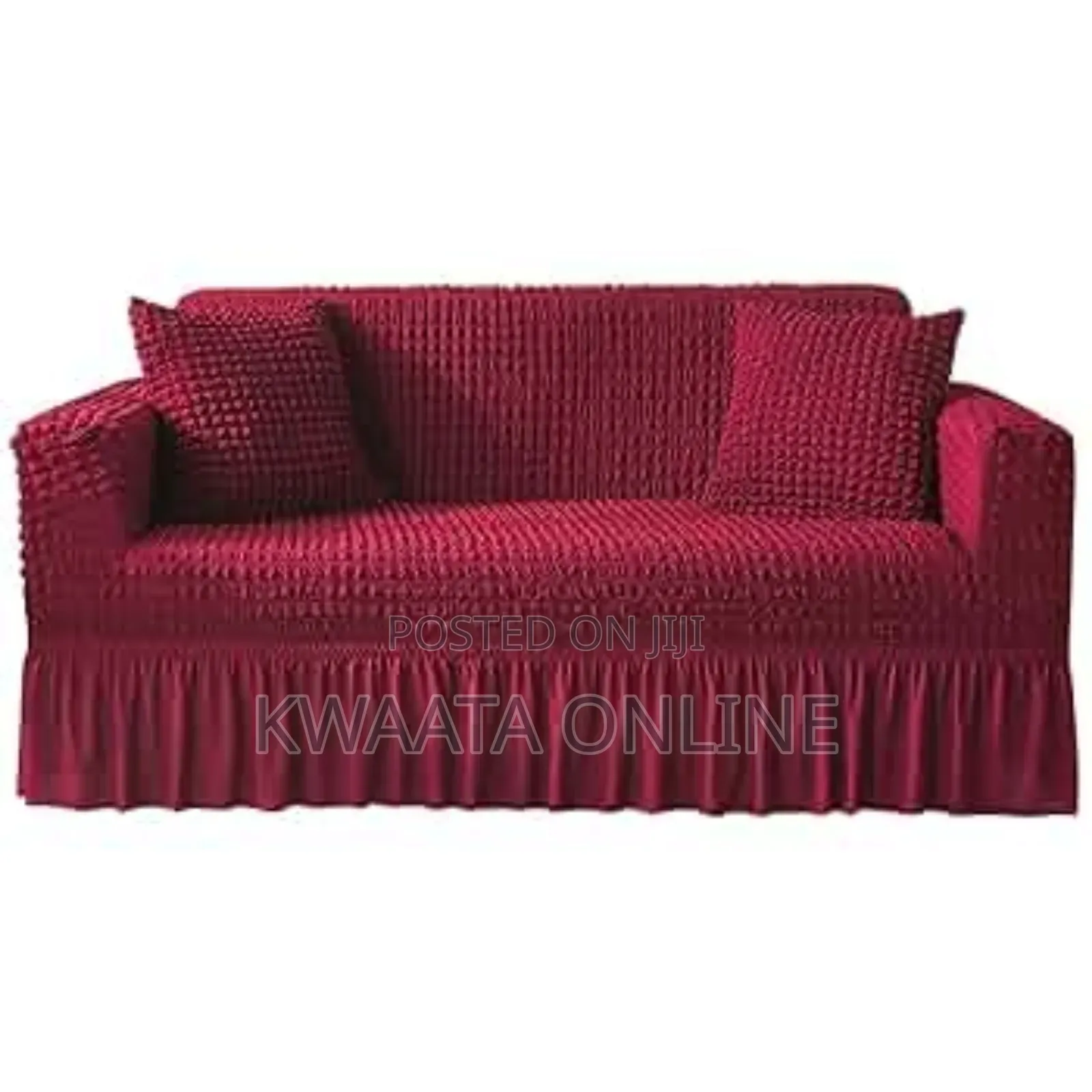 1 Piece-Triple Seater, Fabric Stretch Sofa Cover Non-Slip (140x280cm)