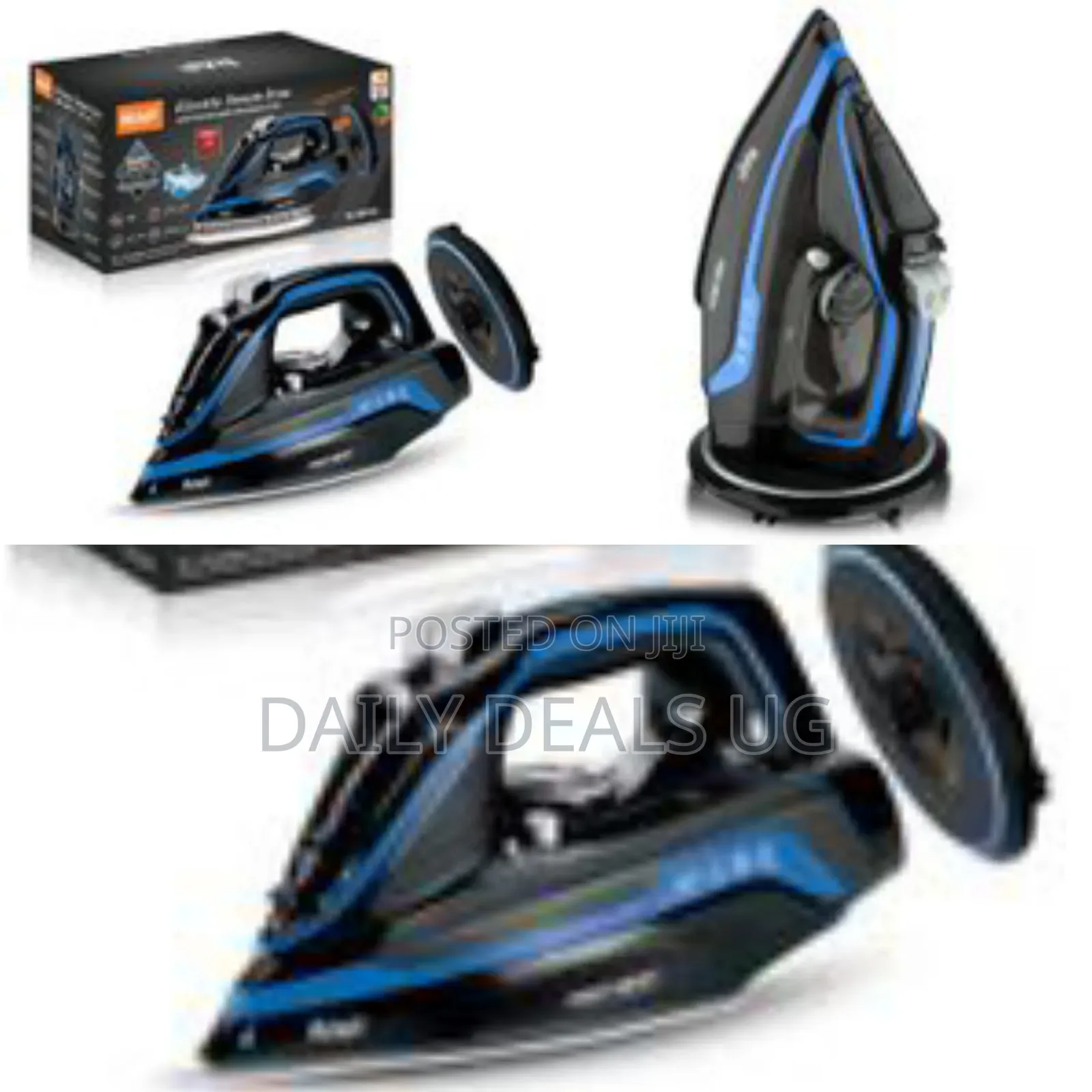Raf Ceramic Soleplate Electric Steam Iron With Self-Cleaning Vertical