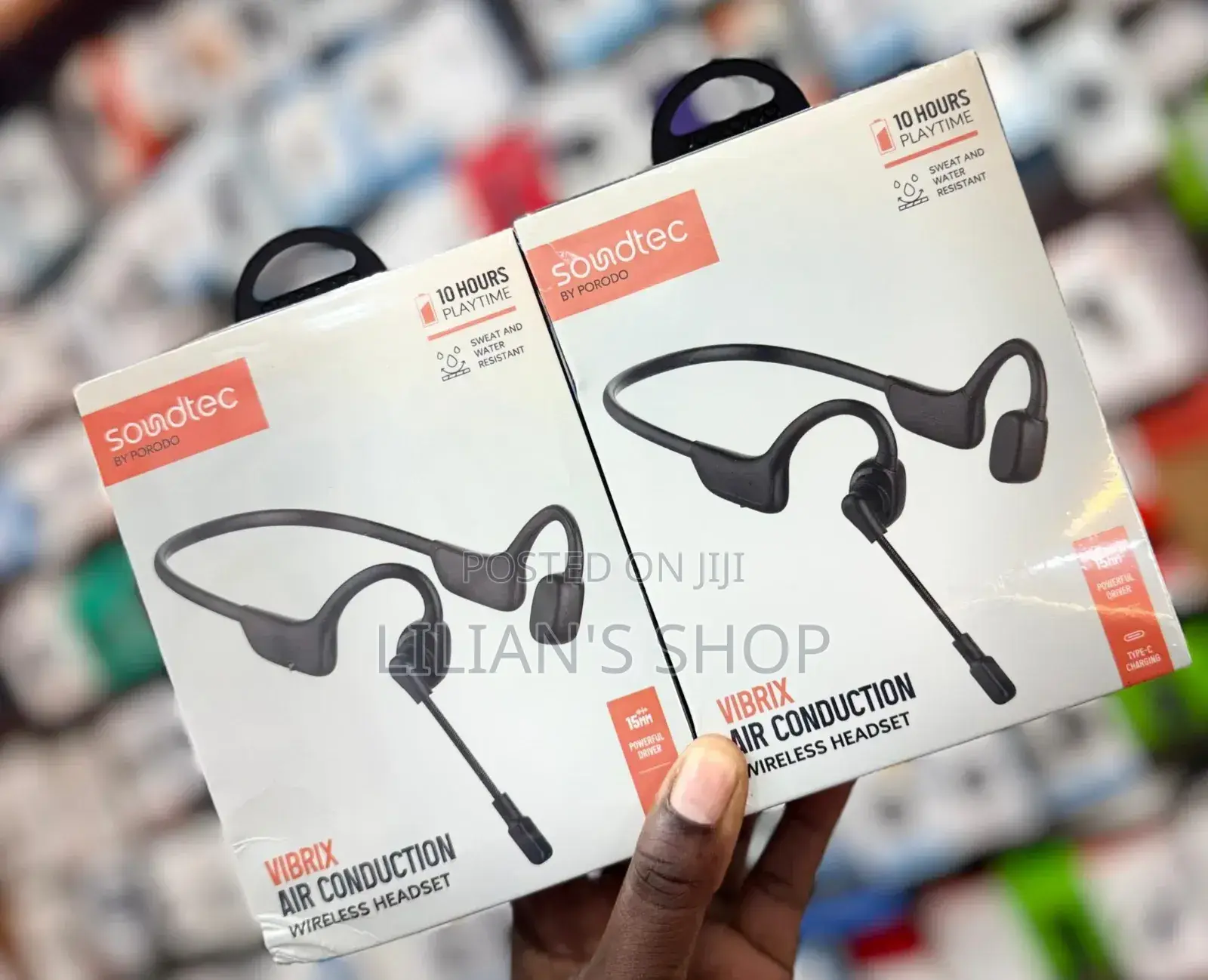 Porodo Vibrix Air Conduction Wireless Headset