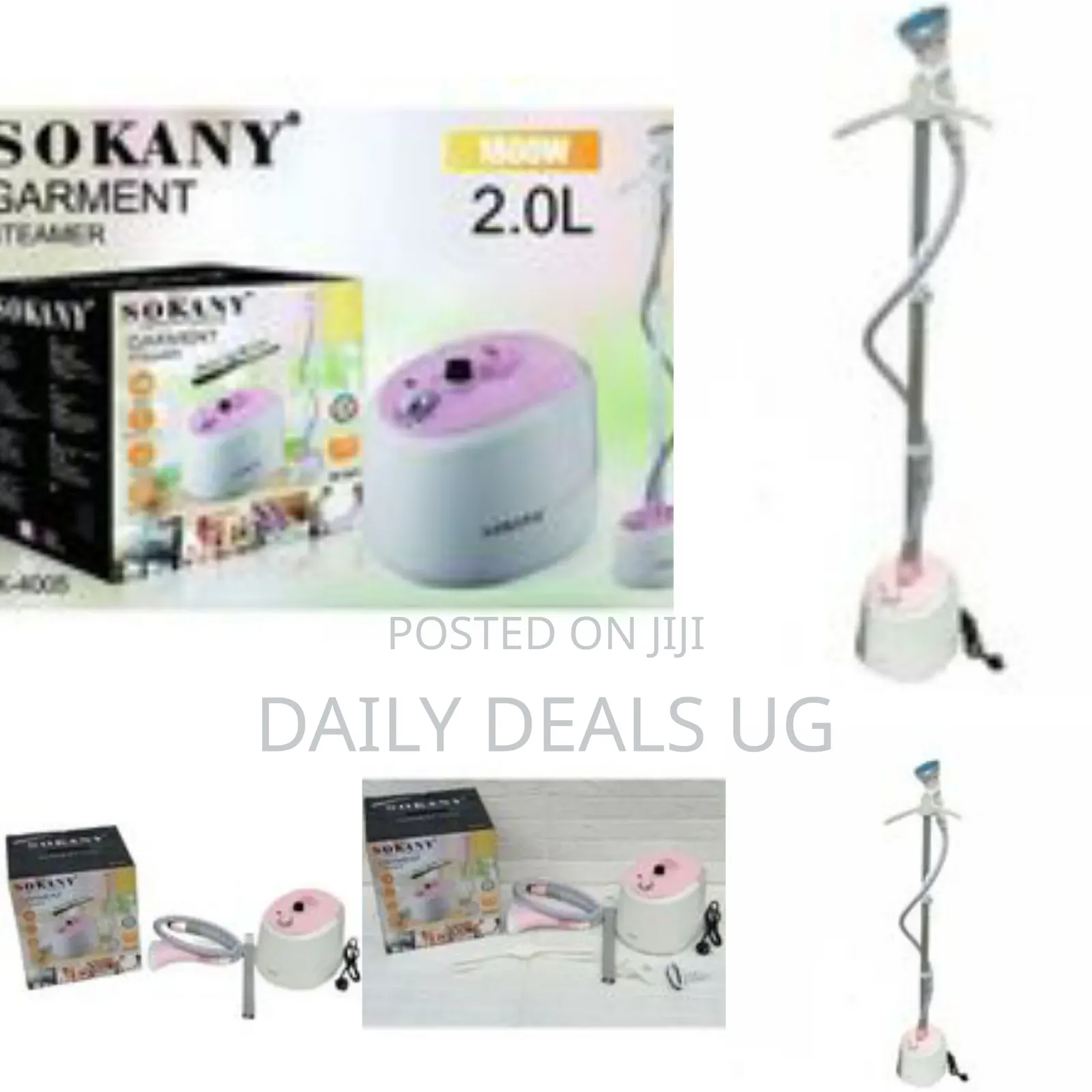 Sokany Vertical Garment Steamer Water Capacity 2.0l Electric Pump