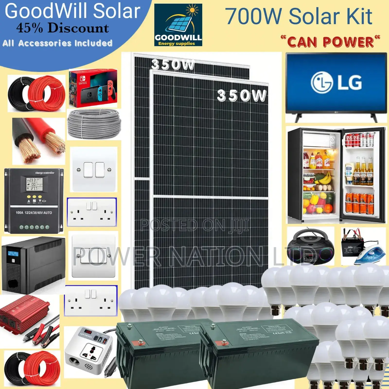 700w Goodwill Solar System Full Kit
