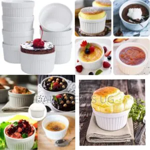 6 Oz, Set of 8, Creme Brulee Ramekins, Souffle Dishes