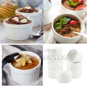 6 Oz, Set of 8, Creme Brulee Ramekins, Souffle Dishes