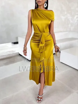 Gold Party Dresses for Ladies 4 Colors