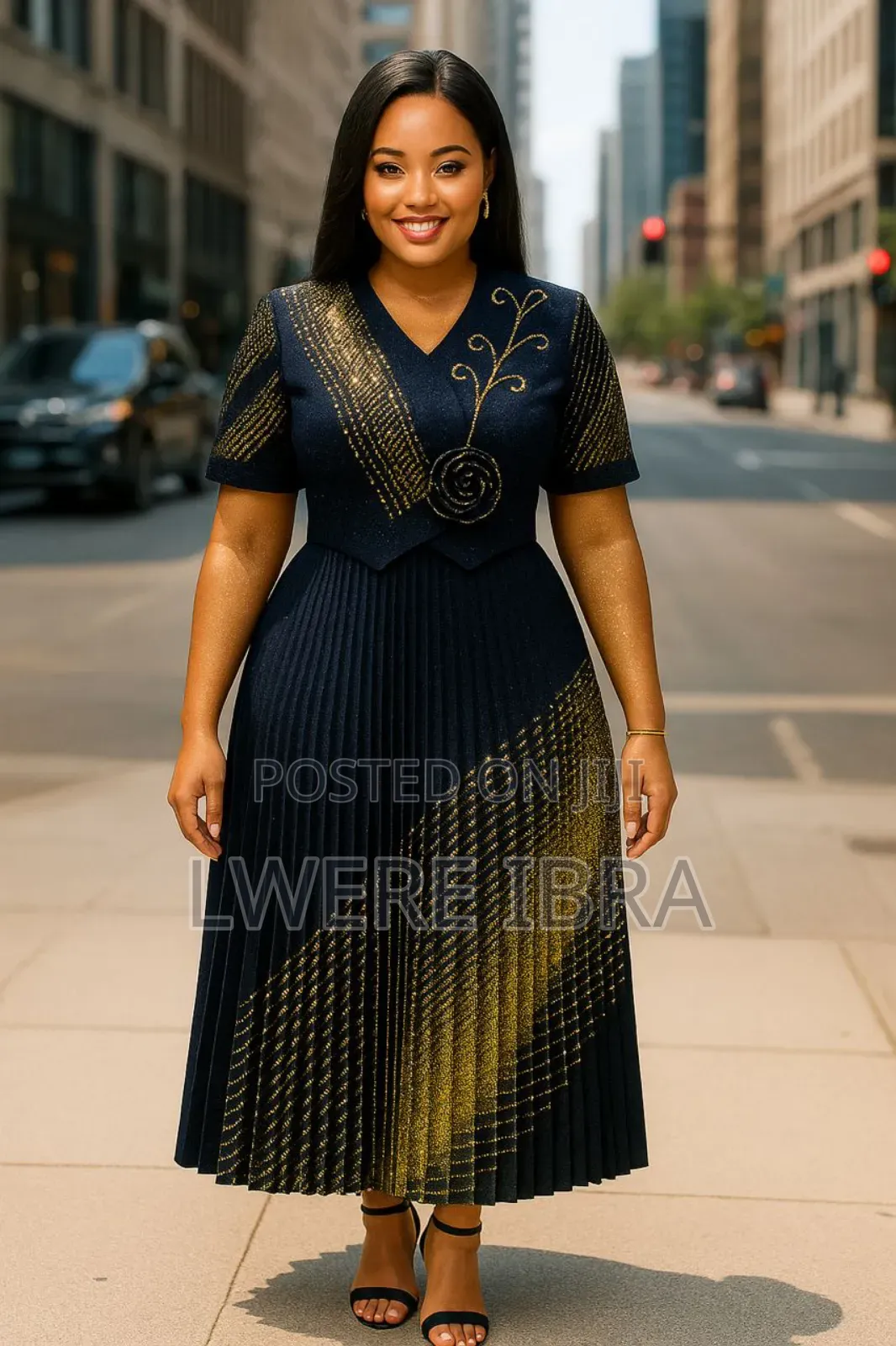 Lemon Green Round Party Dresses