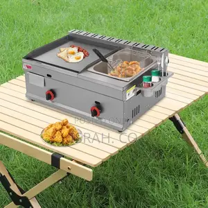 Stainless Steel Electric/Gas Propane Griddle Flat Top Steak Grill