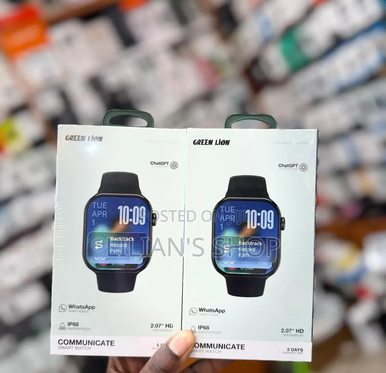 Green Lion Communicate Smartwatch With Watsup Chat Voice
