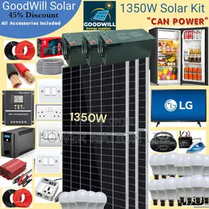 1350w Goodwill Solar System Full Kit