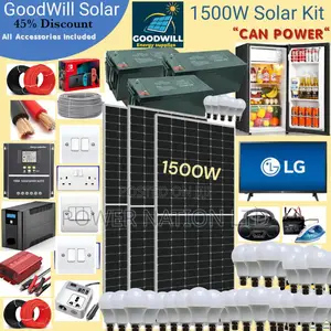 1500w Goodwill Solar System Full Kit