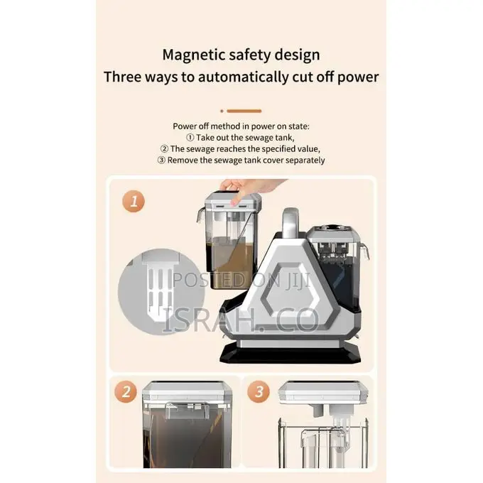 Portable Carpet Cleaner, Powerful Wet Vacuum Cleaner