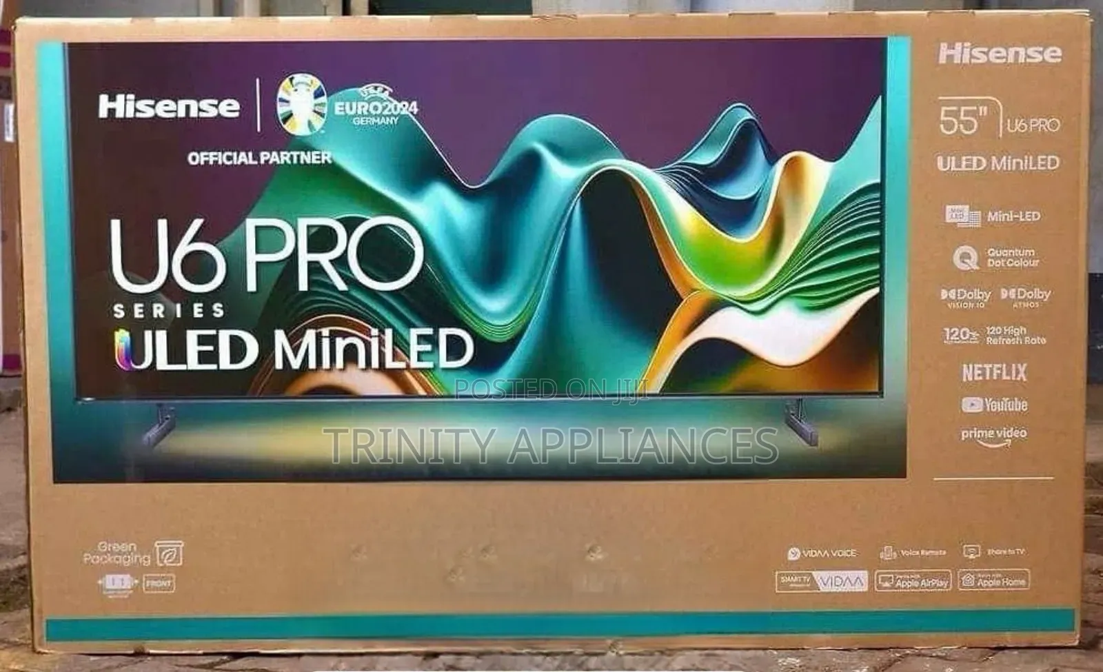 Hisense 55-Inch Mini-Led Uled Smart Tv(55u6n/Q)u6 Pro Series