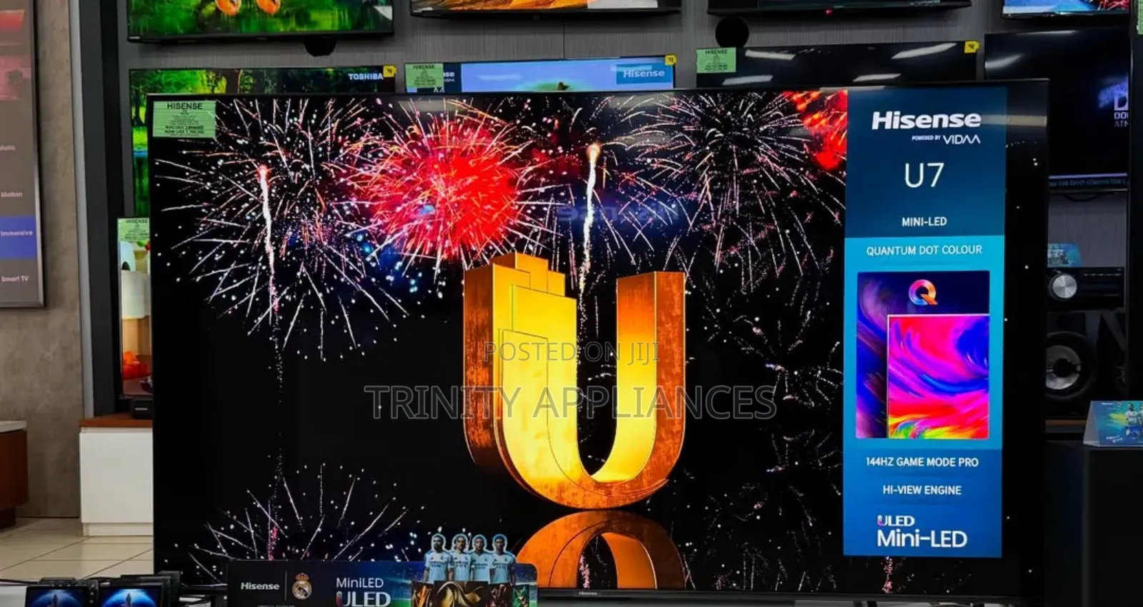 Hisense 55-Inch Mini-Led Uled Smart Tv(55u6n/Q)u6 Pro Series