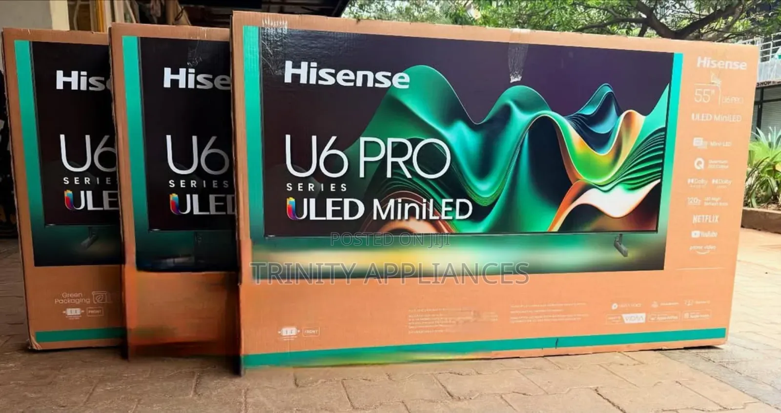 Hisense 55-Inch Mini-Led Uled Smart Tv(55u6n/Q)u6 Pro Series