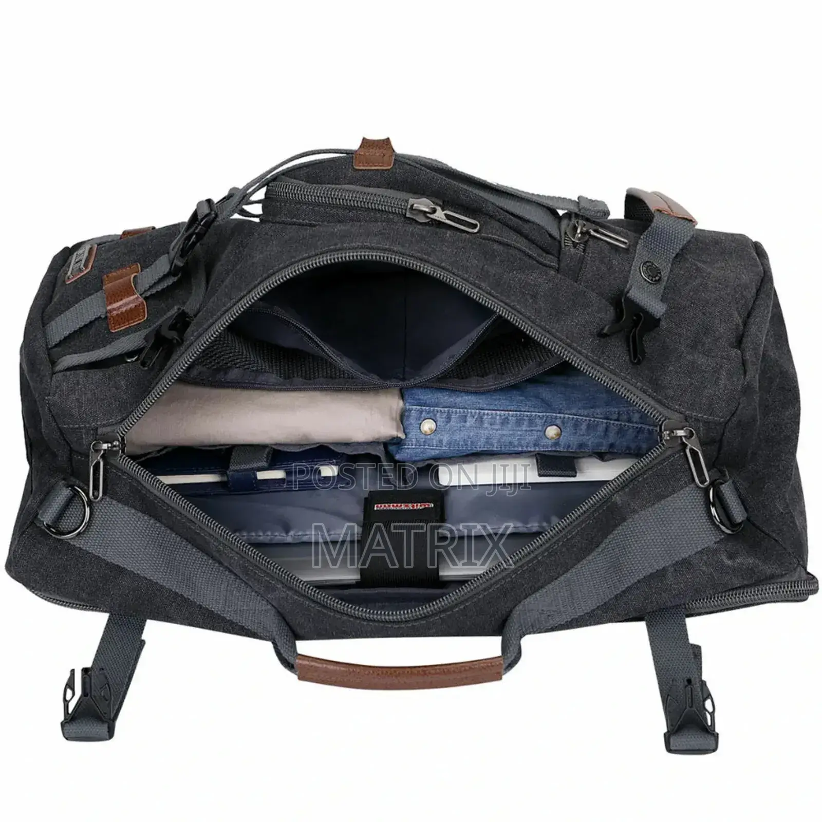 Canvas Vintage Travel Convertible Backpack Large Laptop Bags