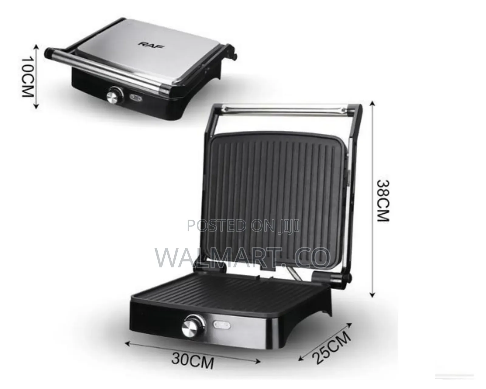 Raf Electric Panini Grill Sandwich Maker
