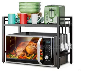 Adjustable Microwave Organizer