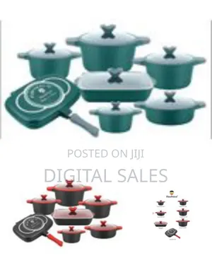 13pcs Die-Casting Non Stick Aluminum Saucepans Cooking Pot
