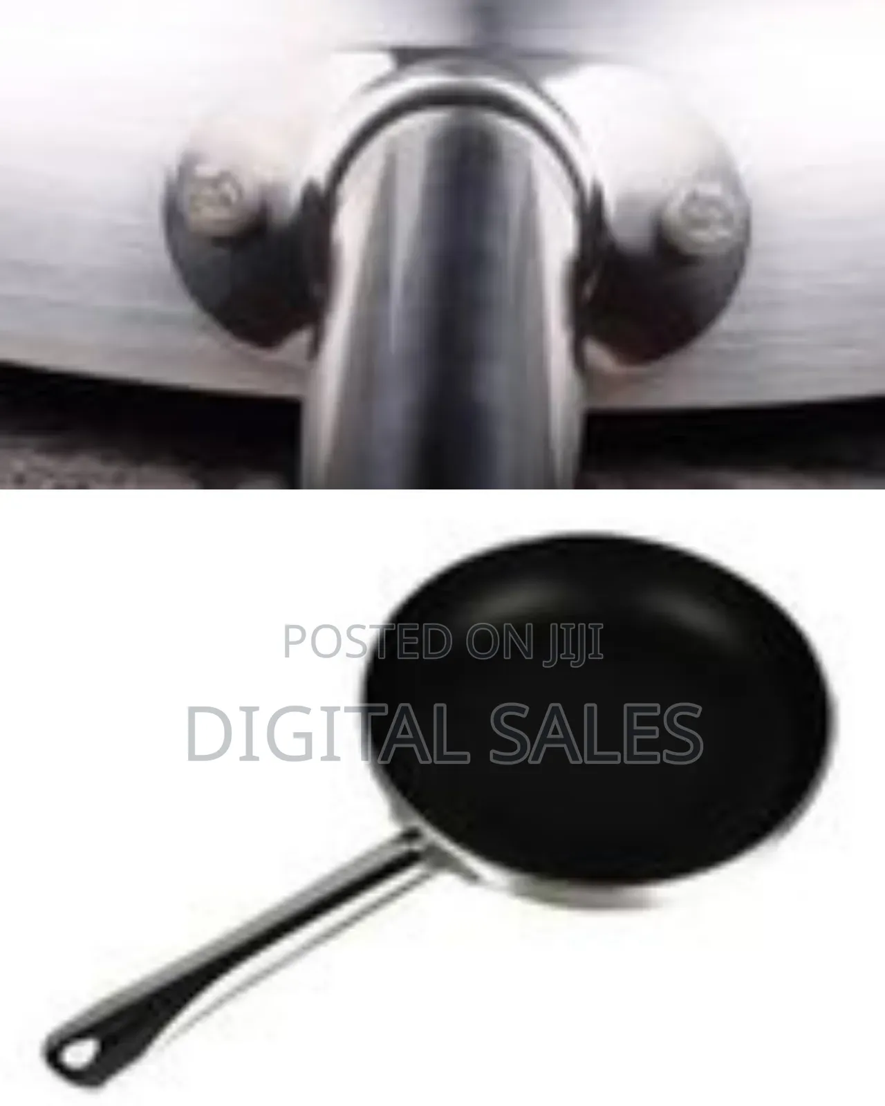 26cm Professional Commercial Non Stick Stainless Steel Frying Pan Hote