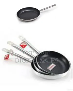 26cm Professional Commercial Non Stick Stainless Steel Frying Pan Hote