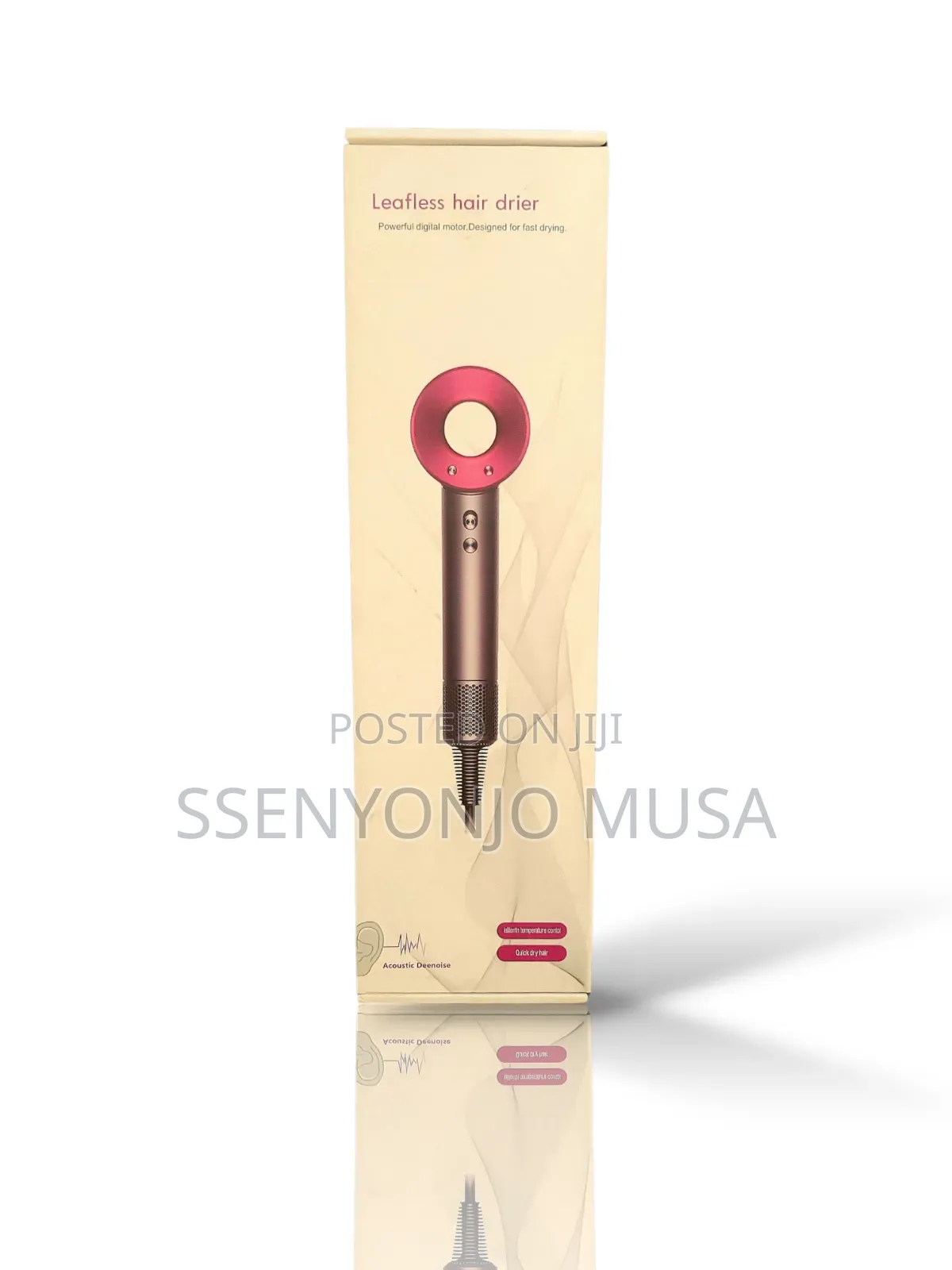Portable Leafless Hair Drier - Fast-Drying And