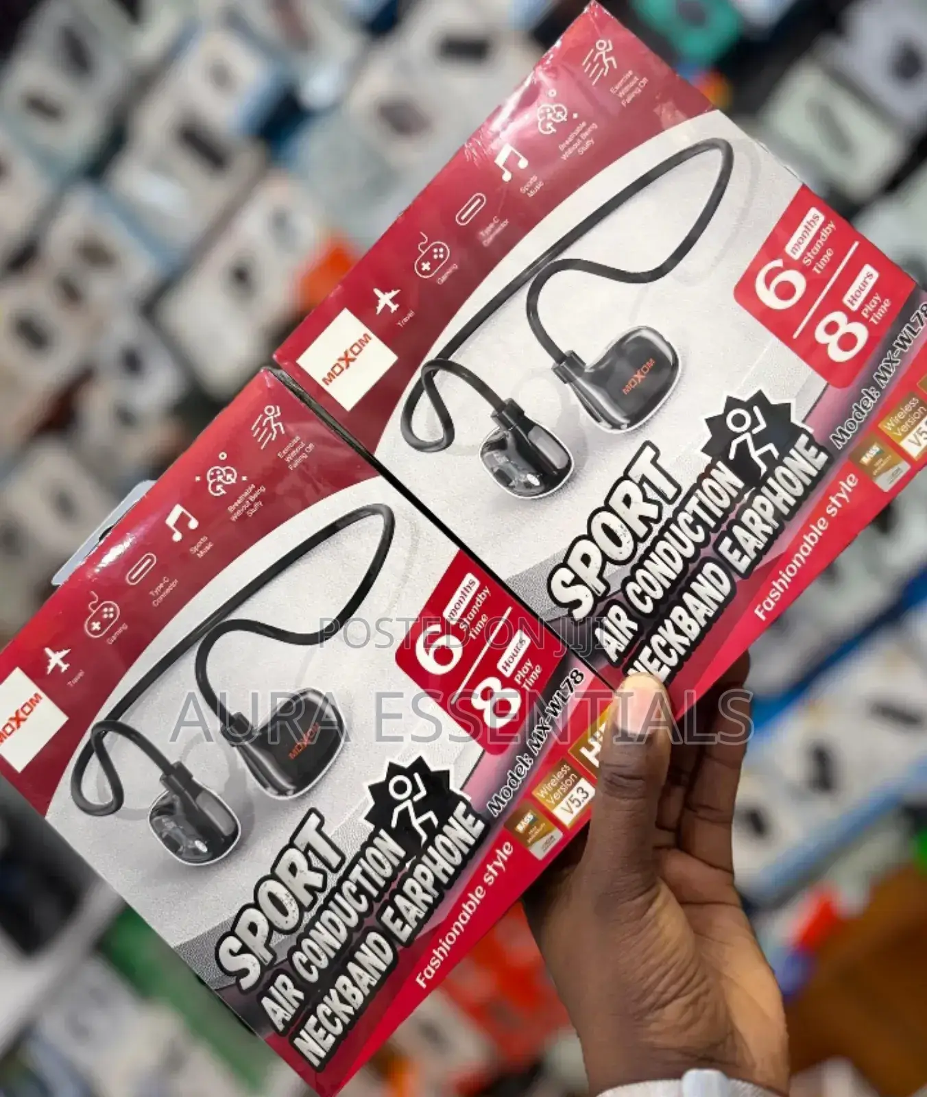 Moxom Sport Air Conduction Neckband Earphone