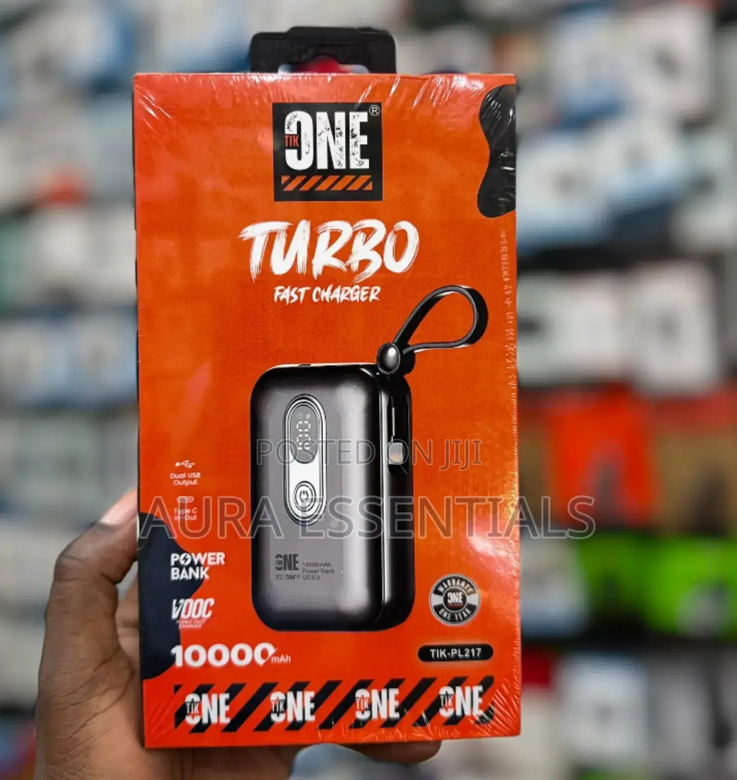 Tikone 10,000mah 22.5w Turbo Fast Charger Dual Usb Output