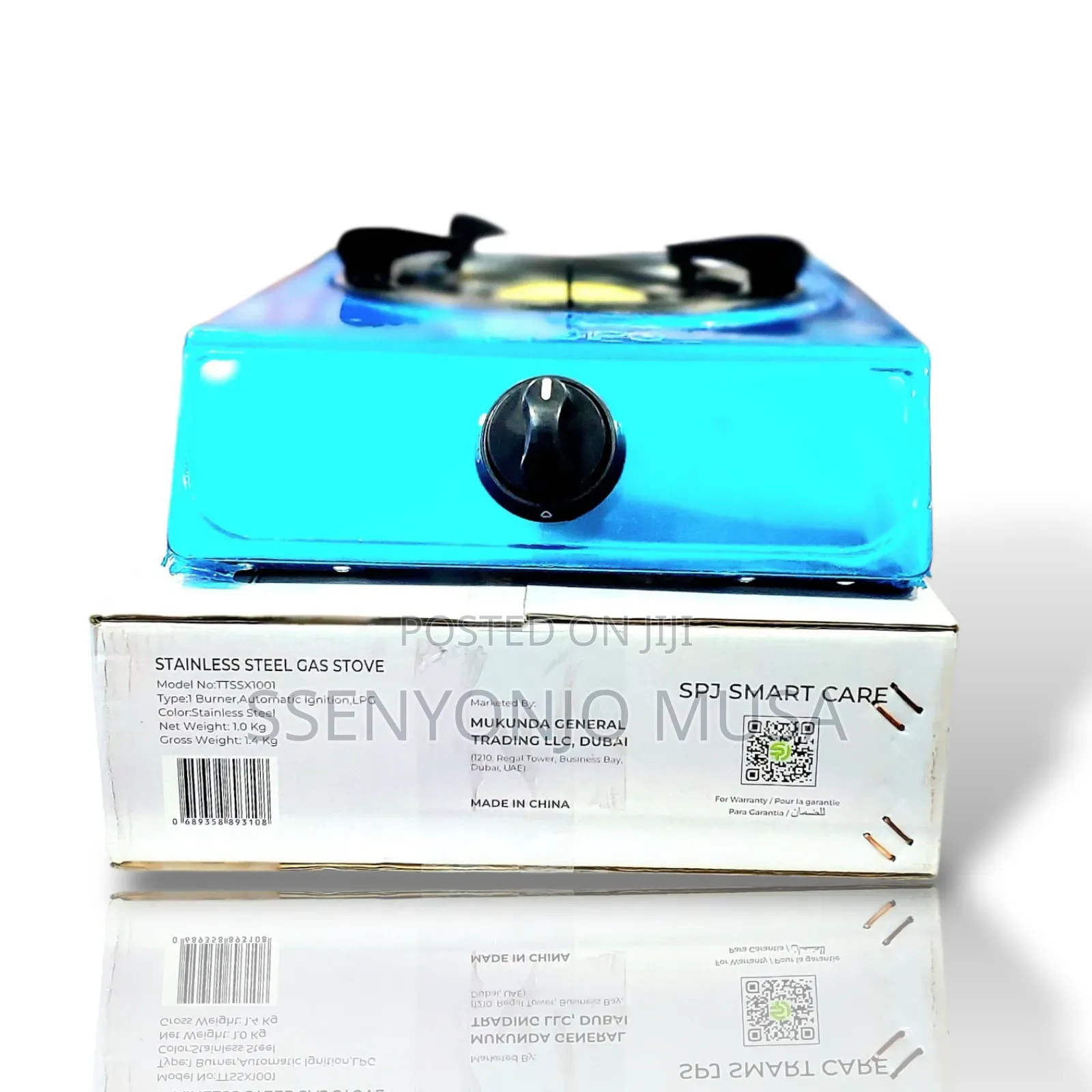 SPJ Stainless Steel Single Burner Gas Stove - Ttssx1001