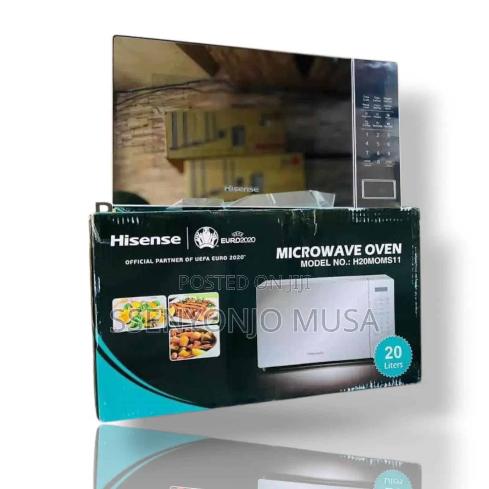 Hisense Microwave 20l Digital Oven-Mirror Silver, H20moms11