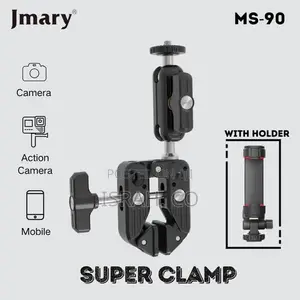 Jmary Ms-90 for Action Cameras Super Clamp Mount