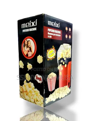 Meixi Hot Air Popcorn Machine - Quick, Easy, and Healthy.