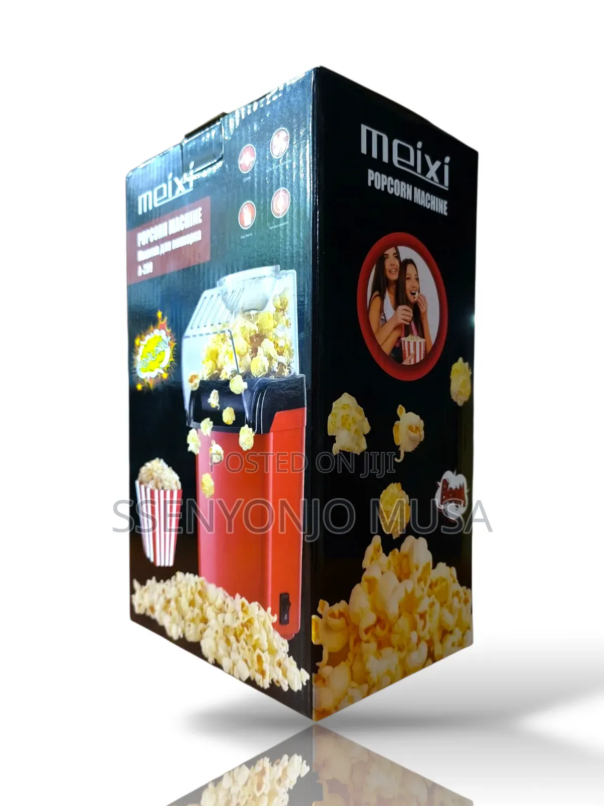 Meixi Hot Air Popcorn Machine - Quick, Easy, and Healthy.
