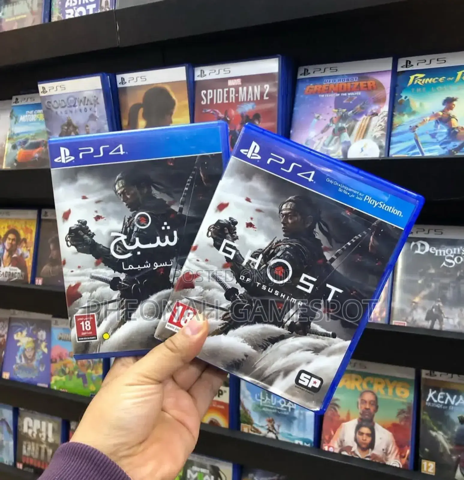 Ghost of Tsushima Ps4 Game Disc