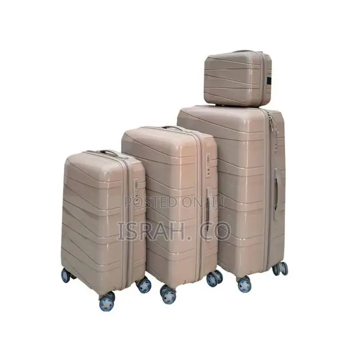 Travel Luggage Set of 4 Pieces Case Pp Suitcase