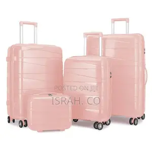 Travel Luggage Set of 4 Pieces Case Pp Suitcase