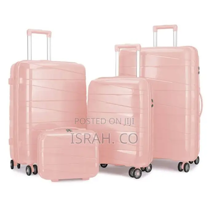 Travel Luggage Set of 4 Pieces Case Pp Suitcase