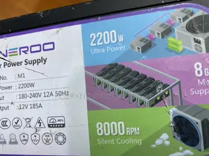 2200 Watts Power Supply That Supports 8 Gpus for Miners and Others