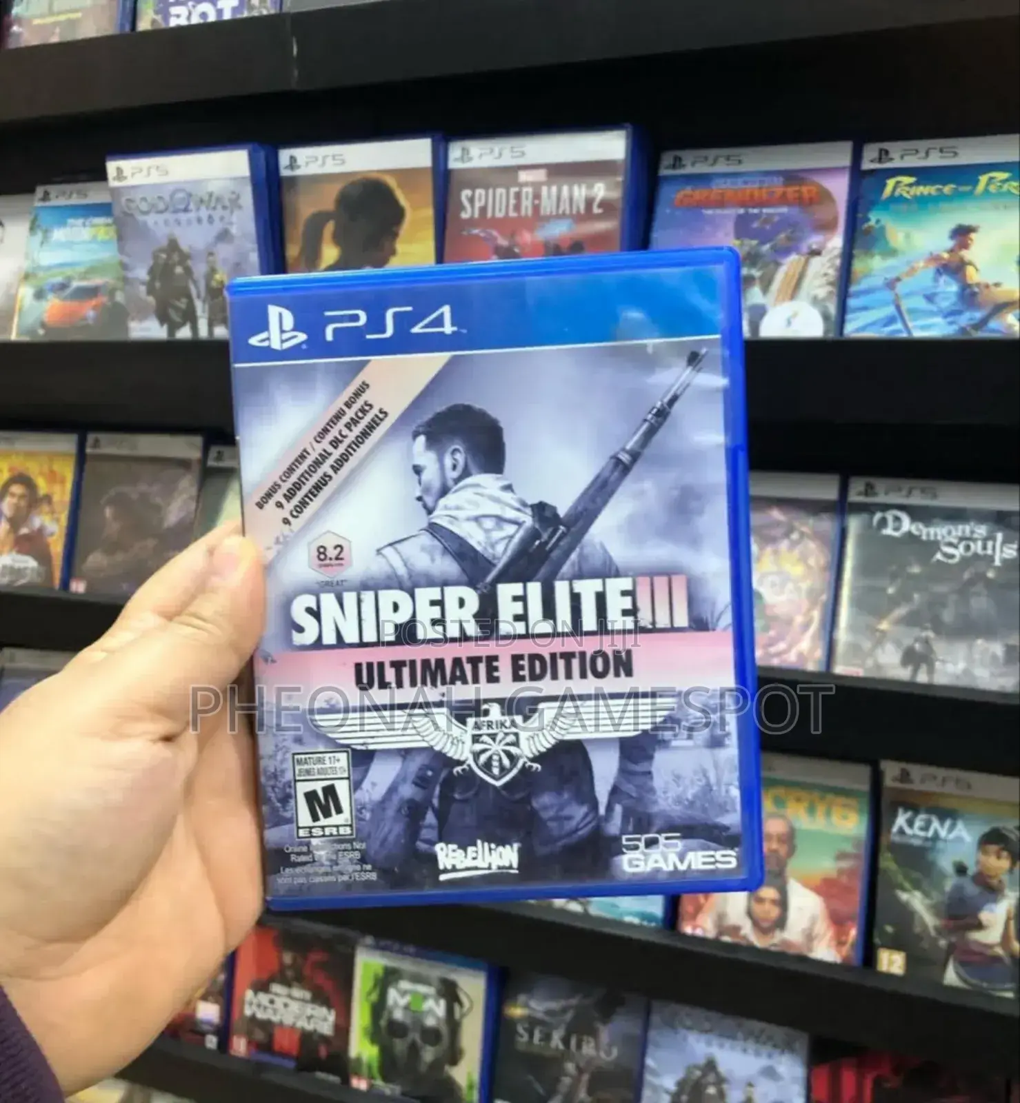 Sniper Elite 3 Game Cd for Ps4