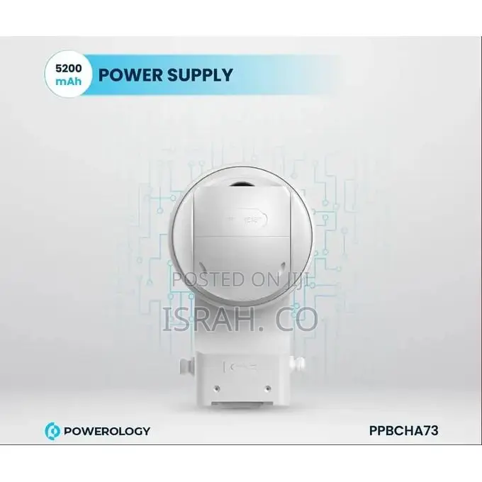 Powerology Wireless Outdoor Camera With Solar Panel