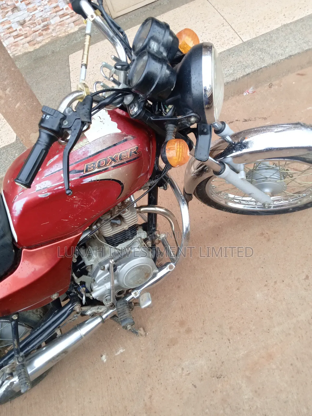 Bajaj Boxer 100 2015 Red