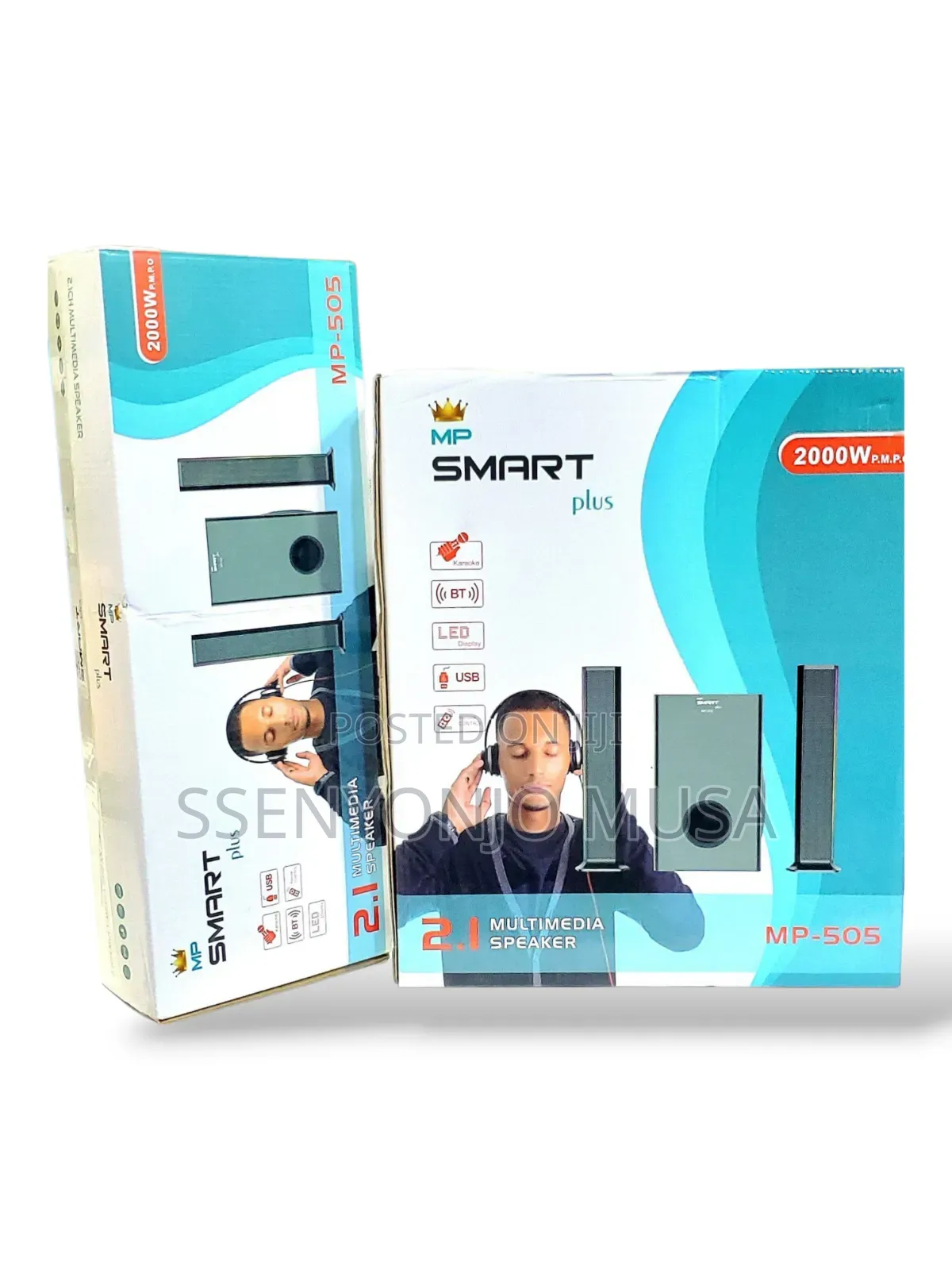 Smart Plus Mp-505 2000w Led Bluetooth Speaker - Usb, Multimedia