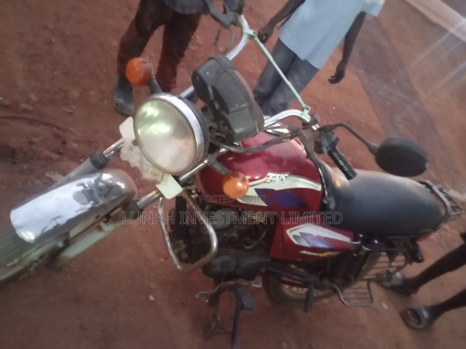 TVS XL 100 2020 Red