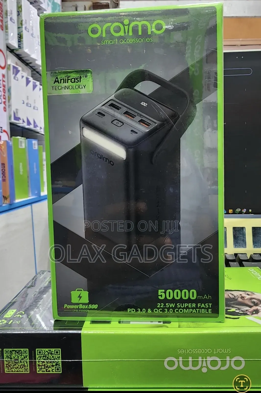 Oraimo Powerbox 500 50000mah 22.5w Power Bank.