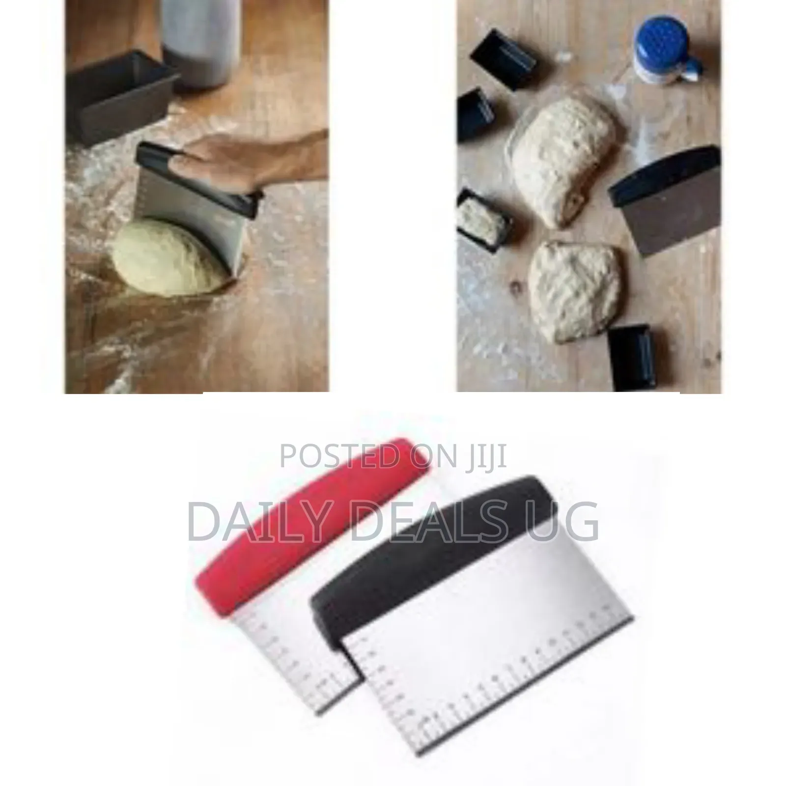Stainless Steel Dough Cutter Scraper, Color May Vary